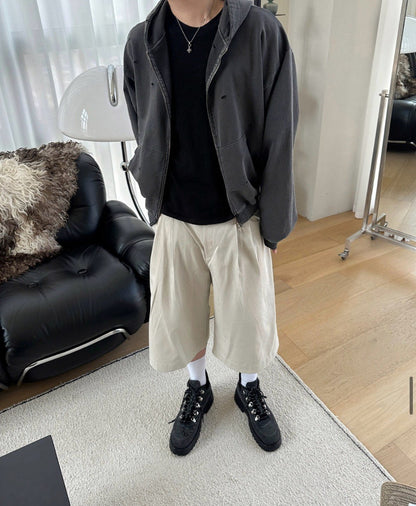 Chino Cotton Bermuda Shorts