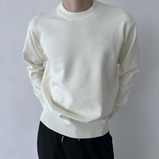 クリーンラウンドニット IVORY 1