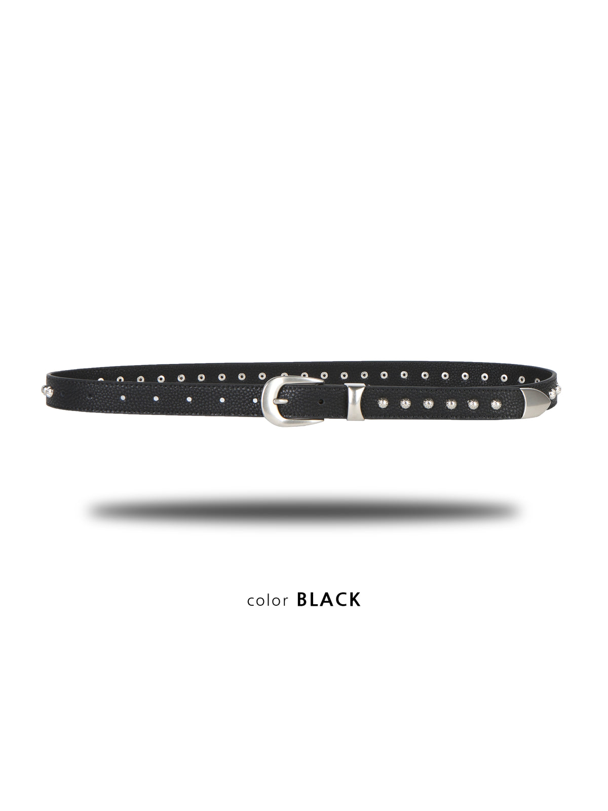 JackPot Studded Grommet Belt BLACK 1