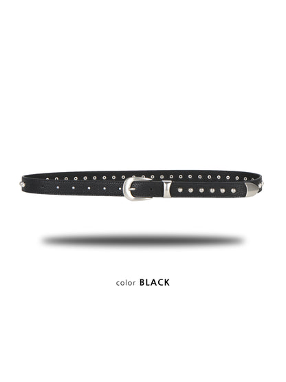 JackPot Studded Grommet Belt BLACK 1