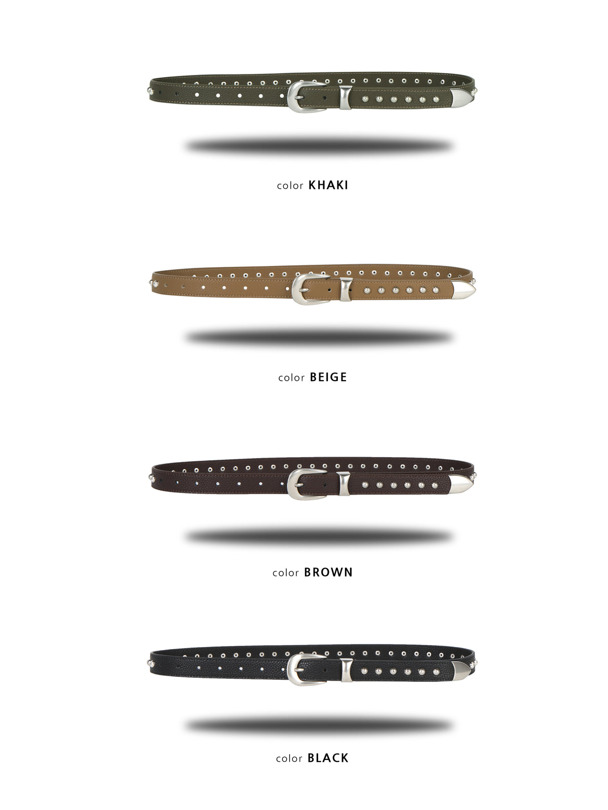 JackPot Studded Grommet Belt all colors