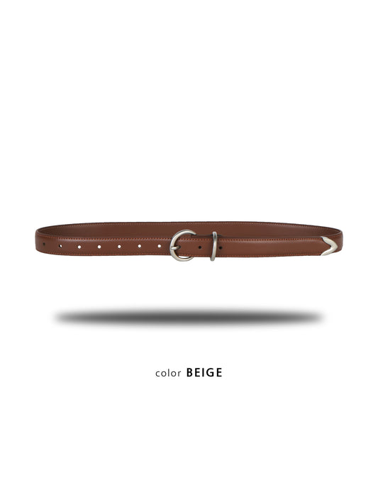 JackPot Horseshoe Buckle Belt BEIGE 1