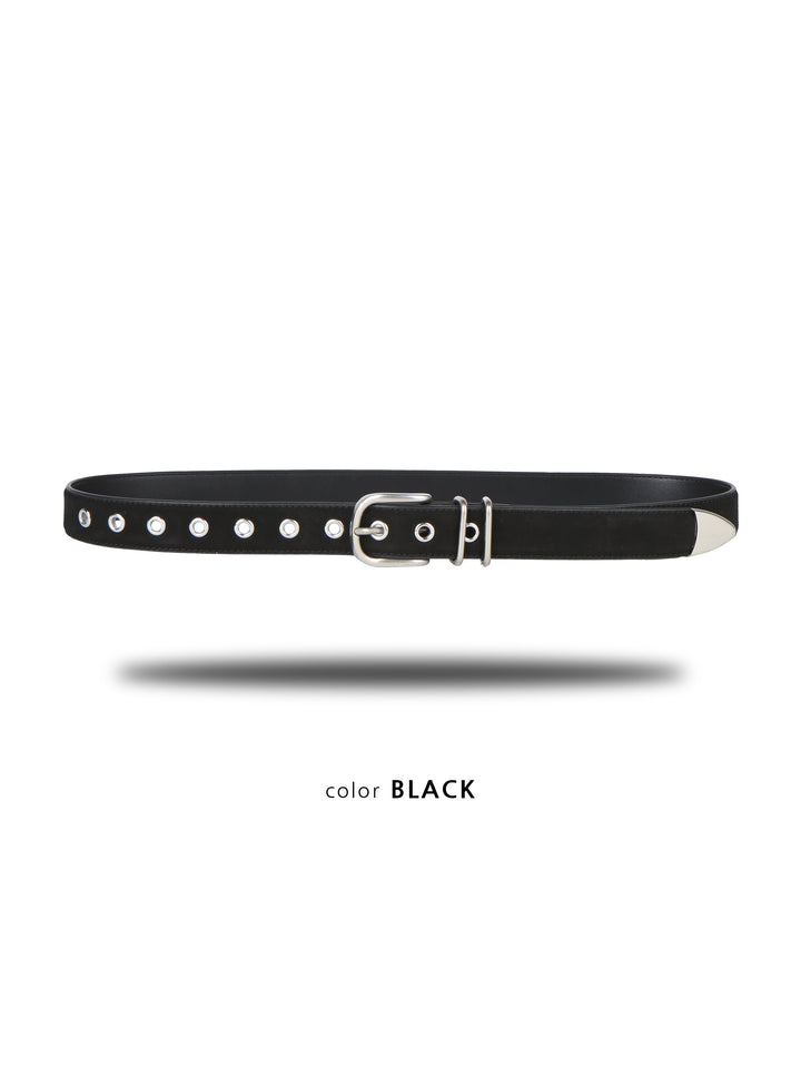 Suede Horseshoe Belt