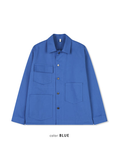 サファリワークジャケット BLUE 正面