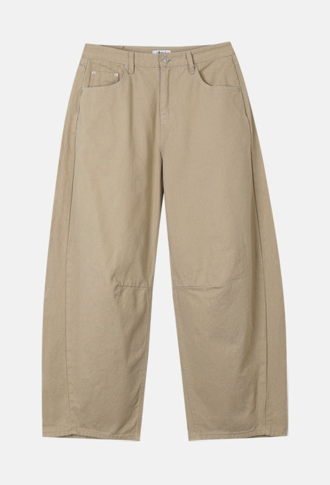 Curved Dart Pants KHAKI