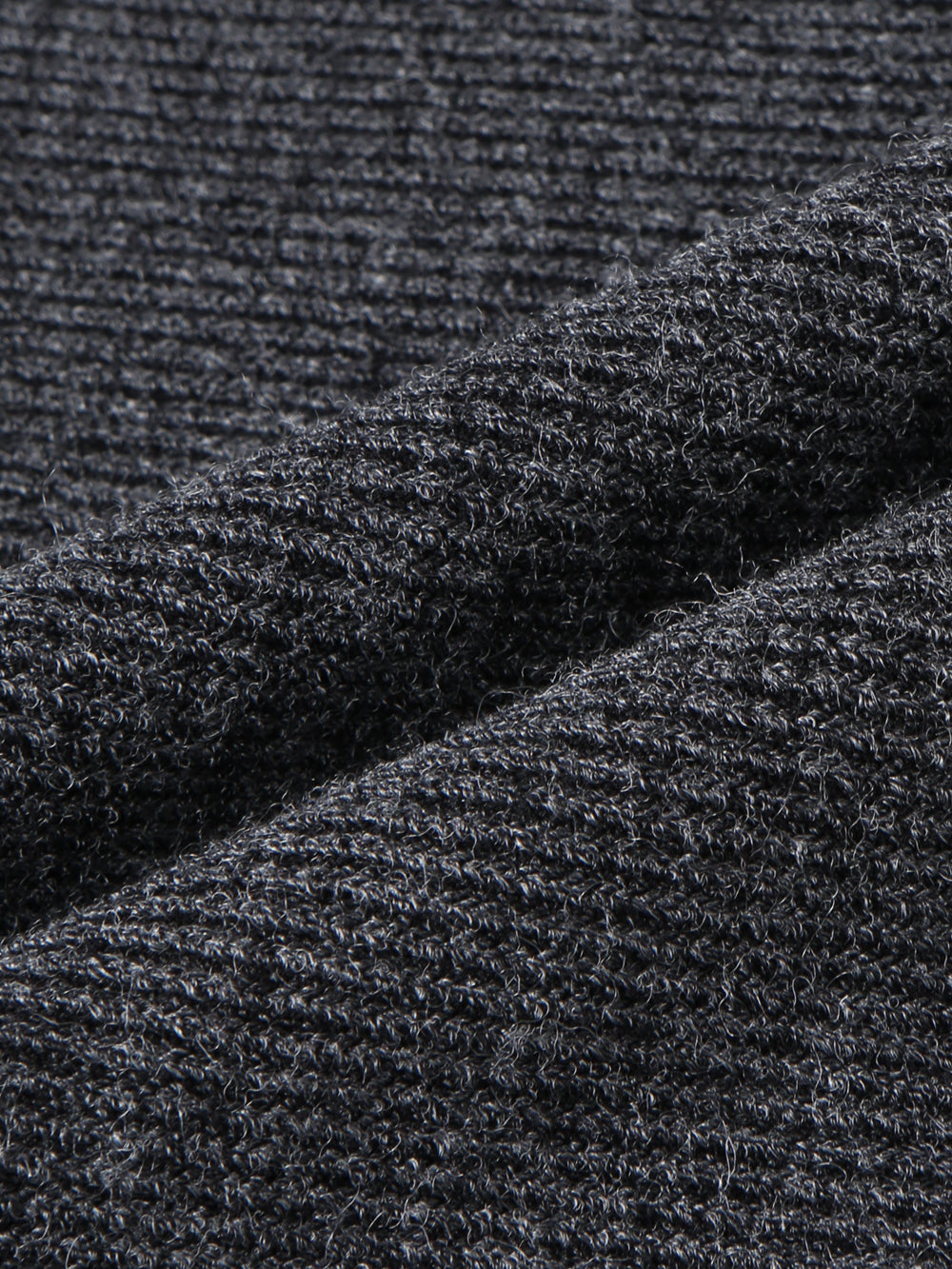 Star Stud V-Neck Ribbed Knit 生地アップ