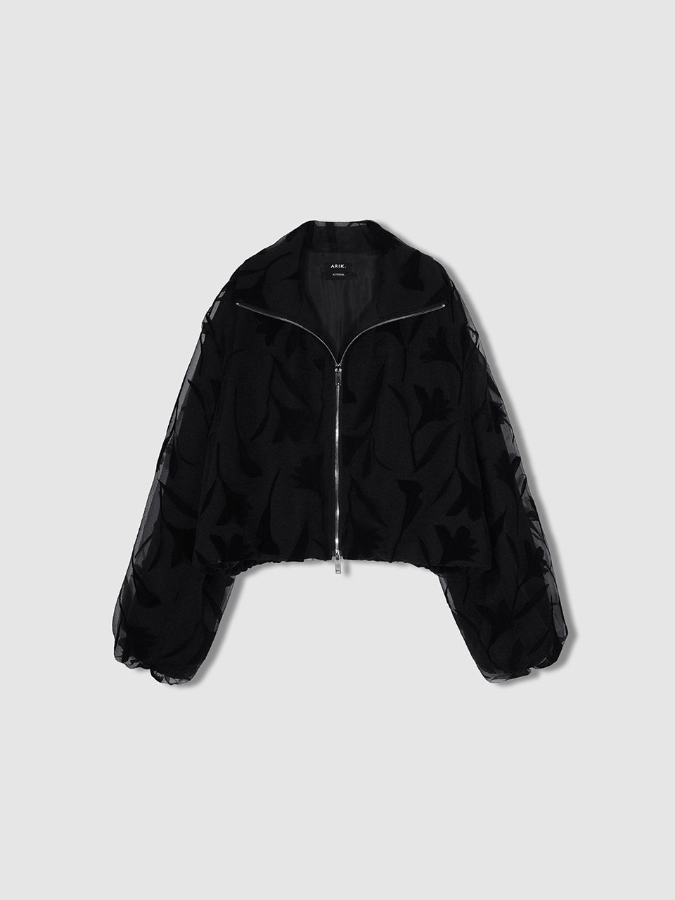 arik ブラック ジャンパー 韓国ファッション ミニマル