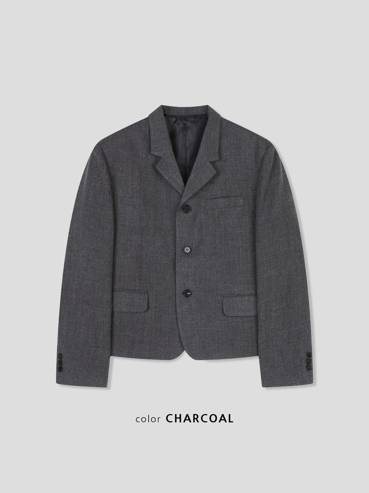Lloyd Button Jacket CHARCOAL