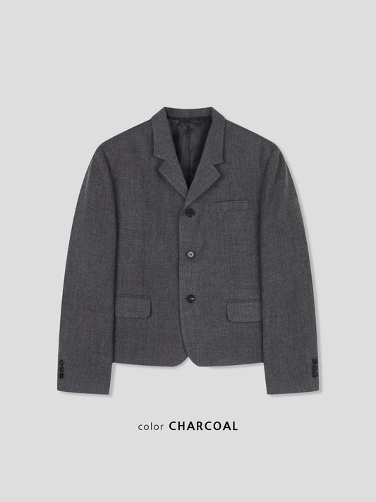 Lloyd Button Jacket CHARCOAL