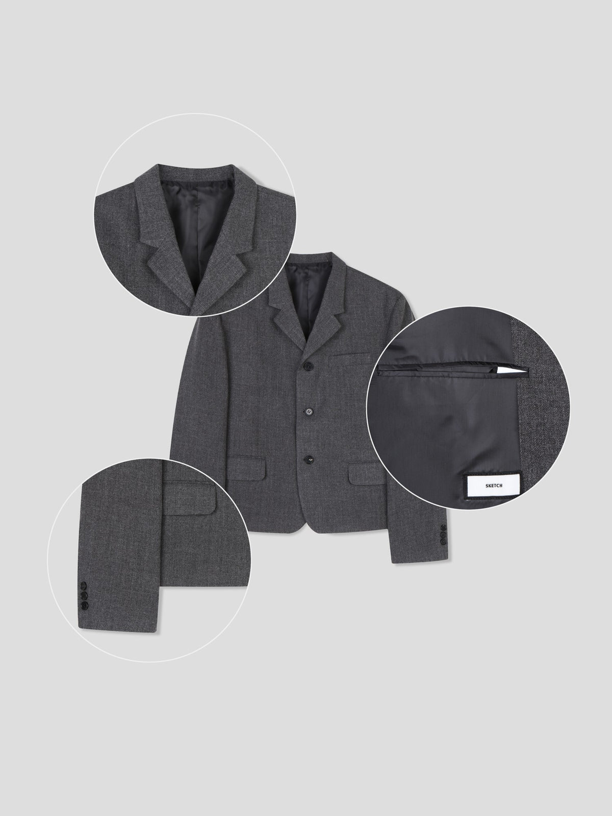 Lloyd Button Jacket detail