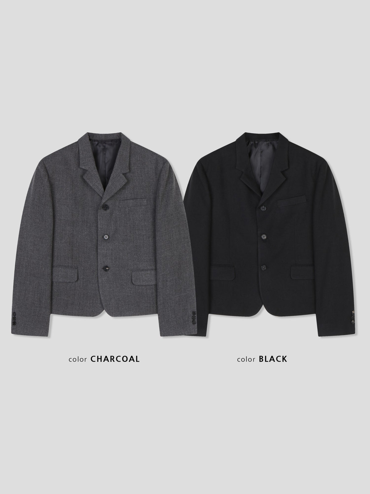 Lloyd Button Jacket CHARCOAL BLACK
