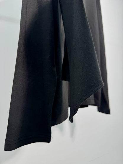 Scarf Neck Cutout Long Sleeve Top