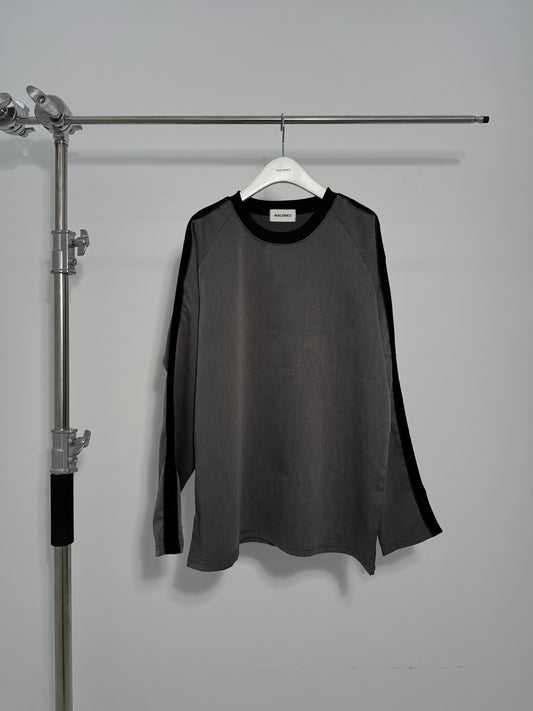 Chenille Trim Raglan Long Sleeve Top