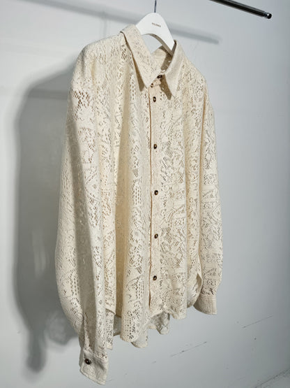 Lace Oversized Shirt