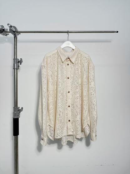 Lace Oversized Shirt