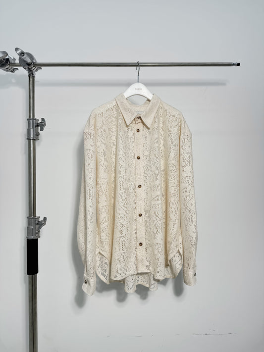 Lace Oversized Shirt