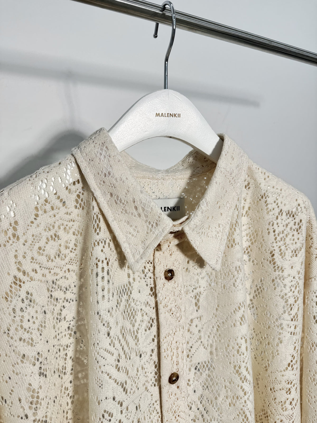 Lace Oversized Shirt
