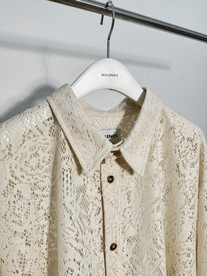 Lace Oversized Shirt