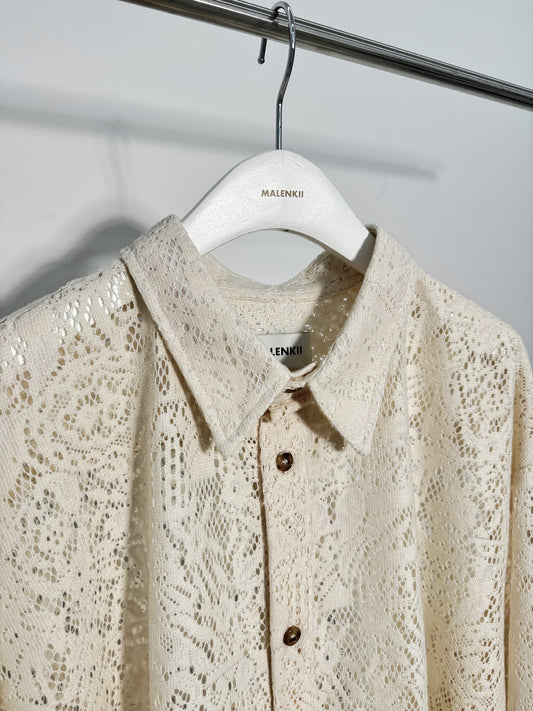 Lace Oversized Shirt