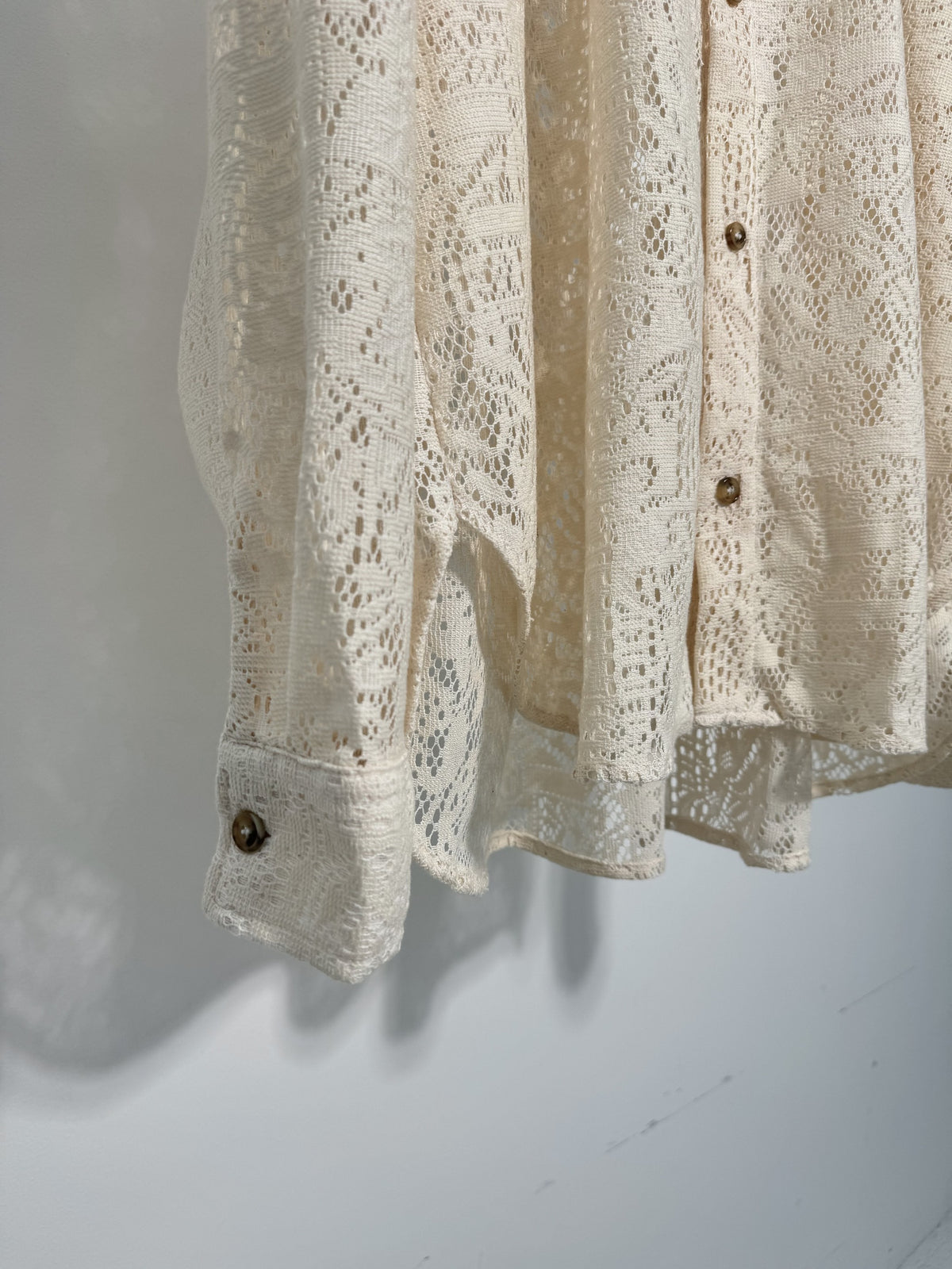 Lace Oversized Shirt