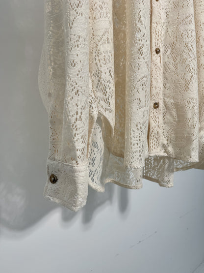 Lace Oversized Shirt