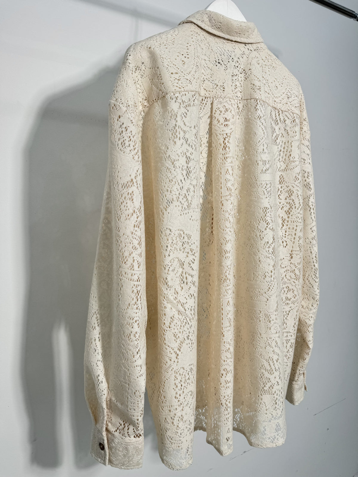 Lace Oversized Shirt