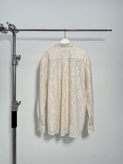 Lace Oversized Shirt
