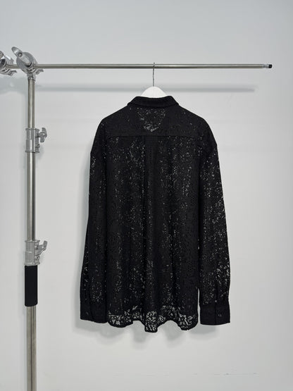 Lace Oversized Shirt