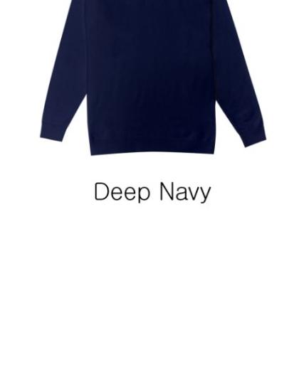 クリーンハーフポロニット NAVY