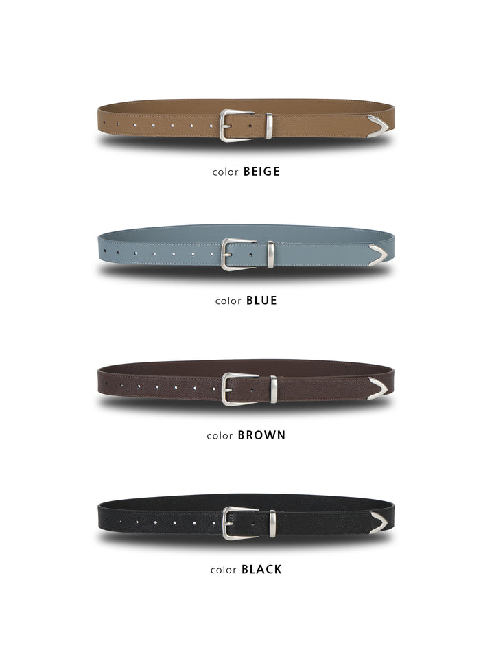 Pebbled Tip Belt