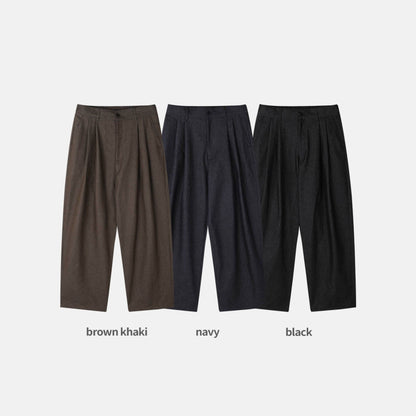 Herringbone Wide Slacks