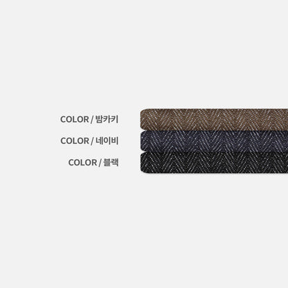 Herringbone Wide Slacks