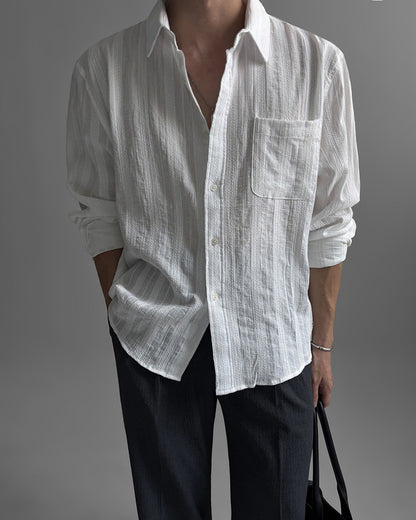Texture Stripe Shirt