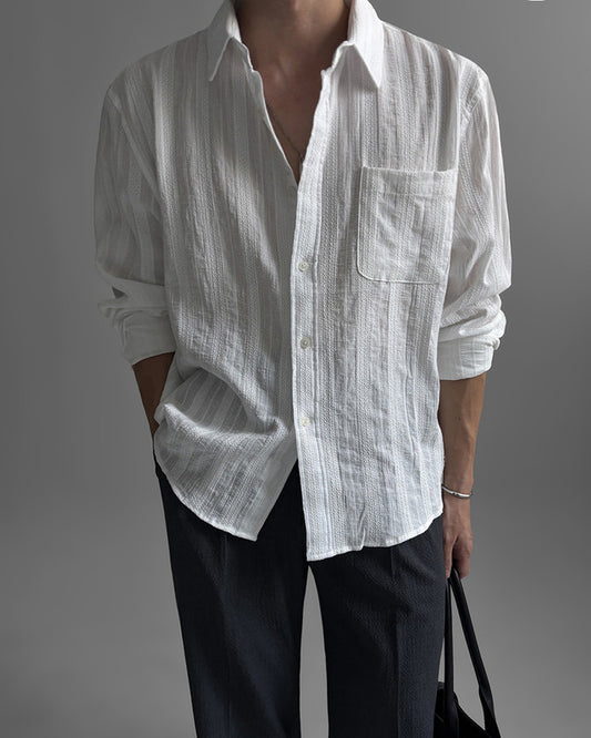 Texture Stripe Shirt