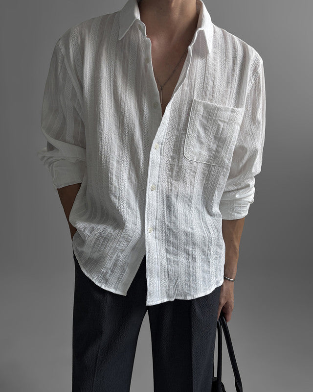 Texture Stripe Shirt