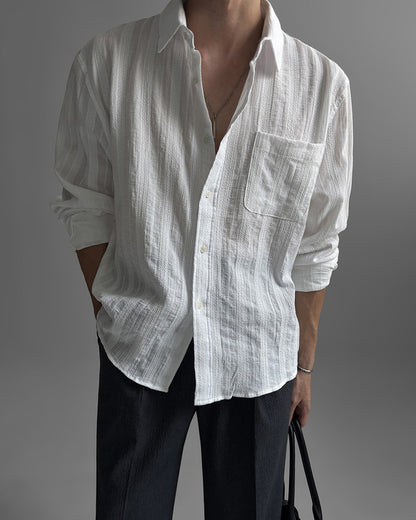 Texture Stripe Shirt