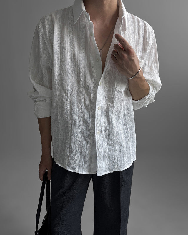 Texture Stripe Shirt