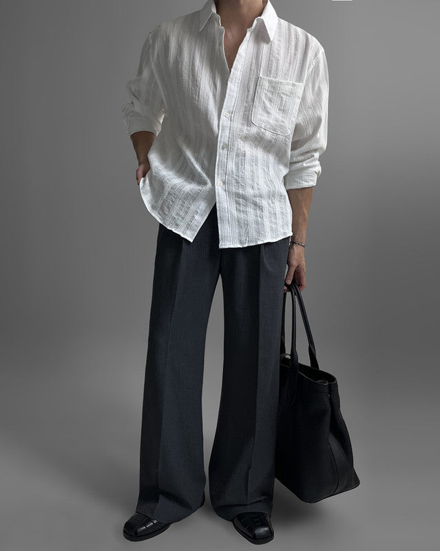 Texture Stripe Shirt