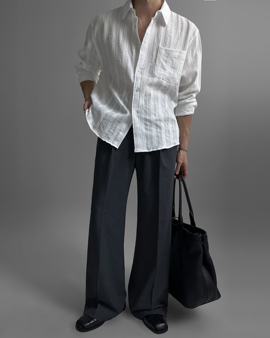 Texture Stripe Shirt