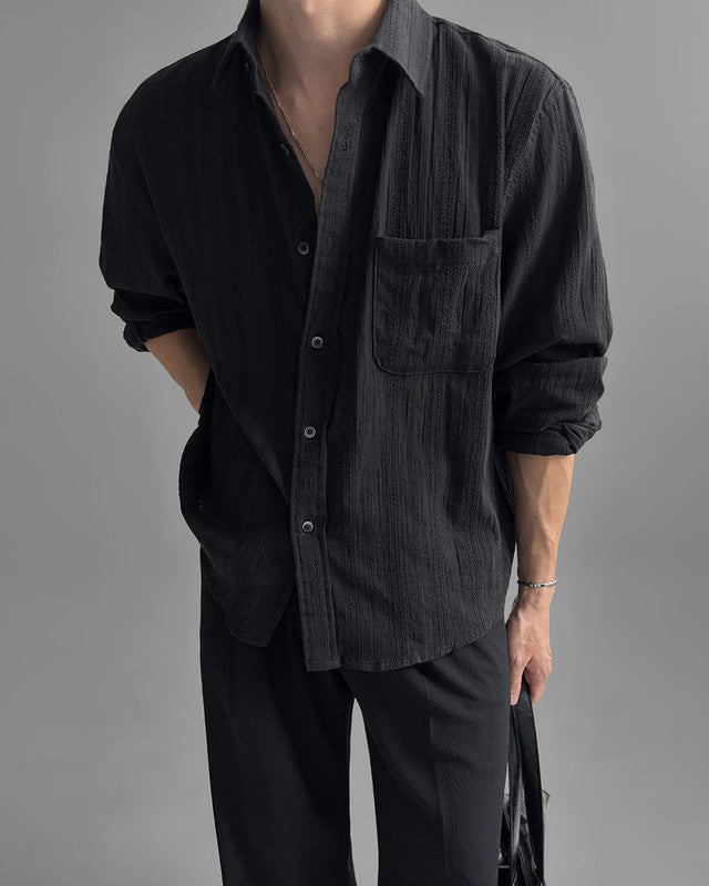 Texture Stripe Shirt