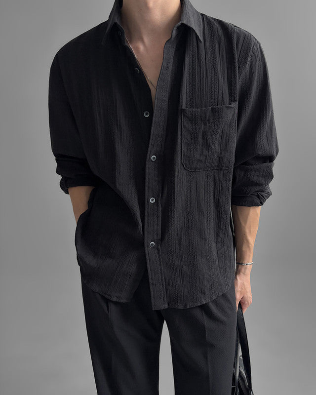 Texture Stripe Shirt