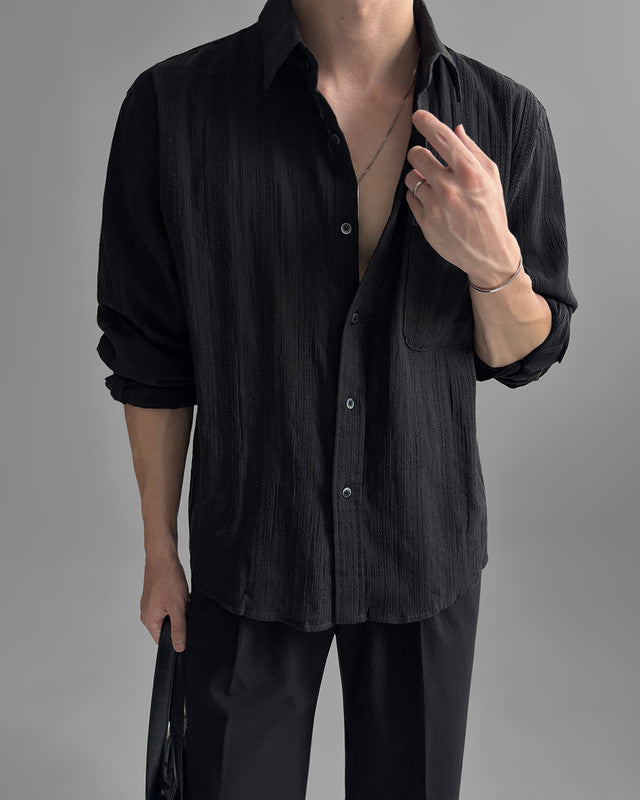 Texture Stripe Shirt
