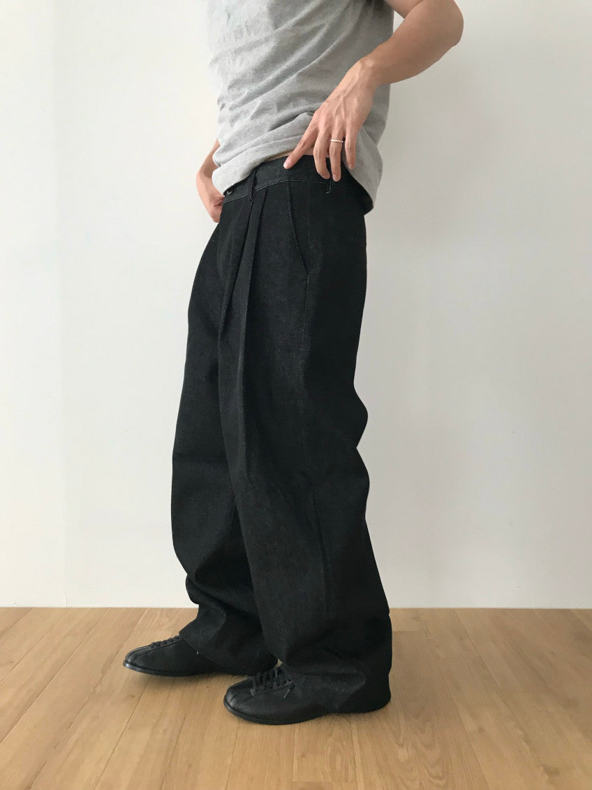Denim Wide Slacks