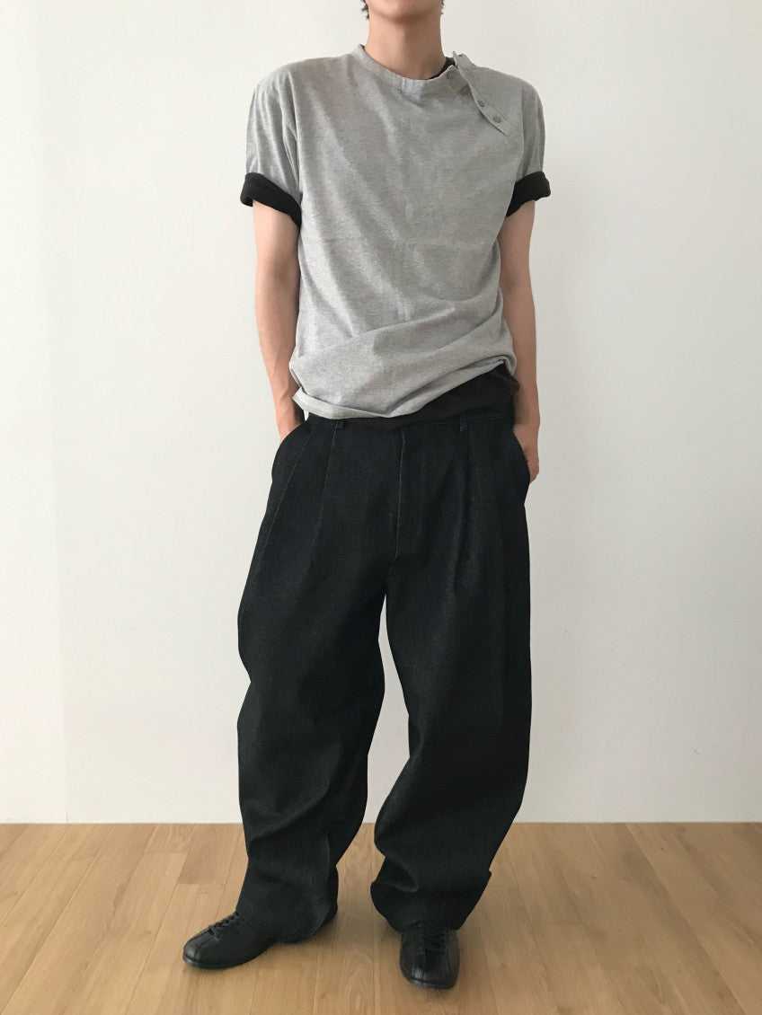 Denim Wide Slacks