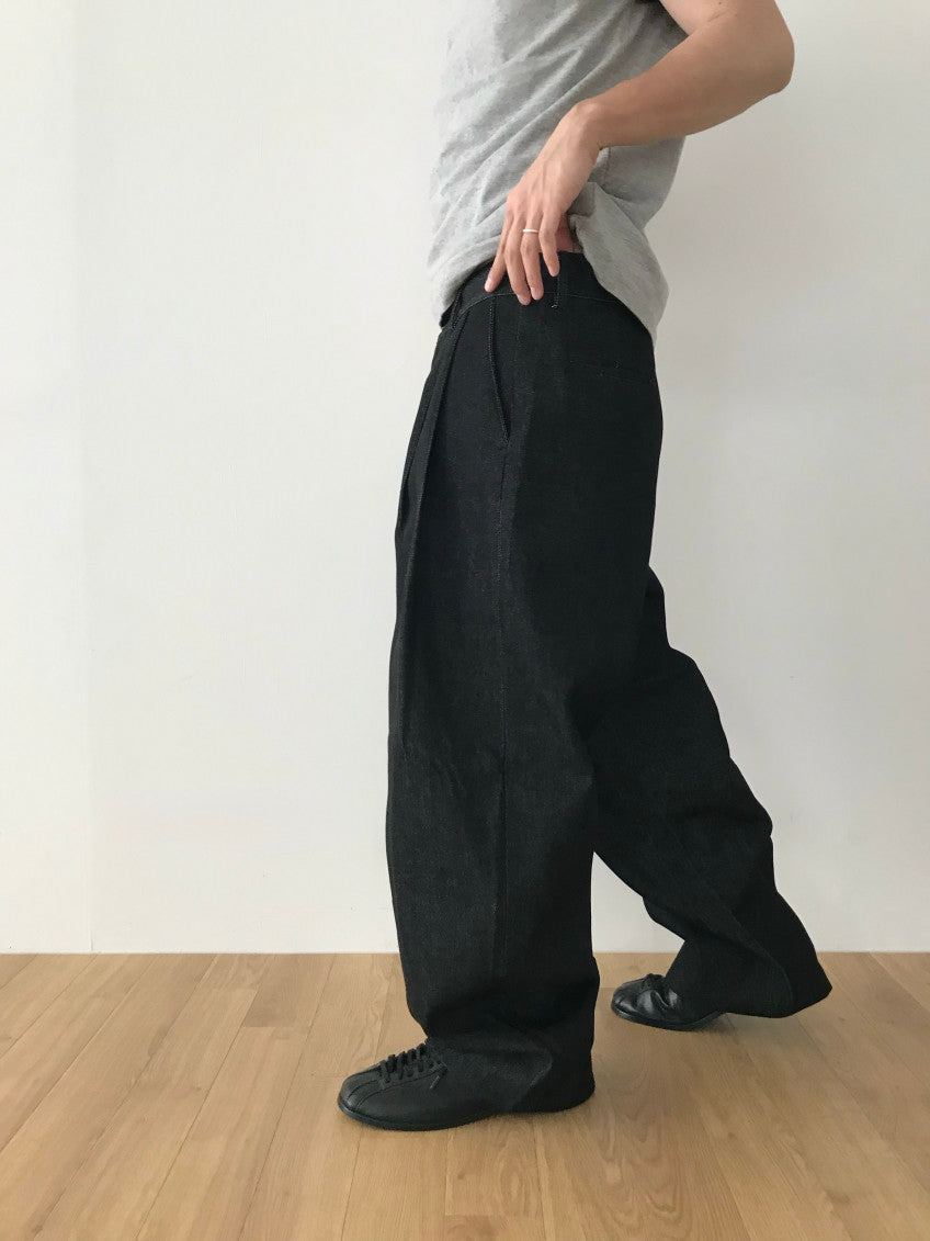 Denim Wide Slacks