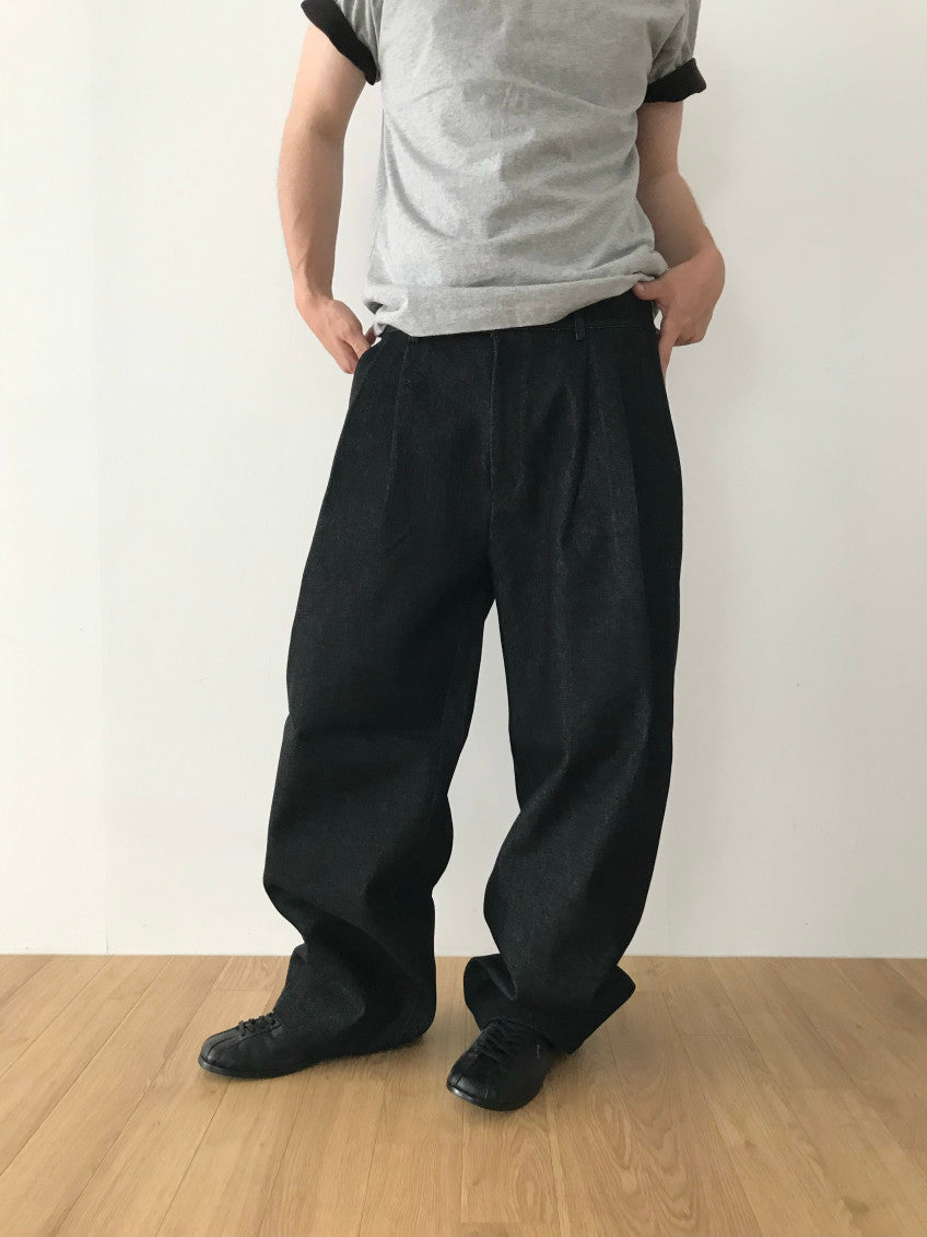 Denim Wide Slacks