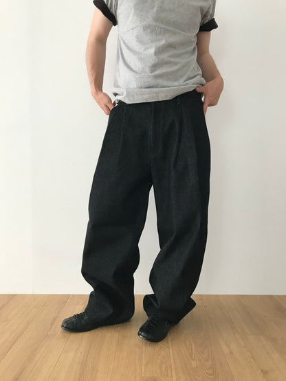 Denim Wide Slacks
