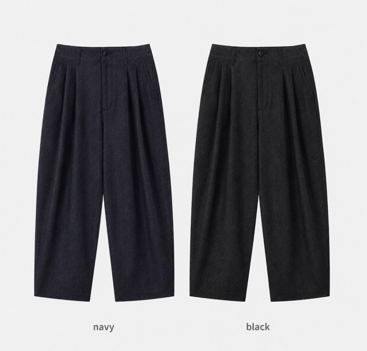 Denim Wide Slacks