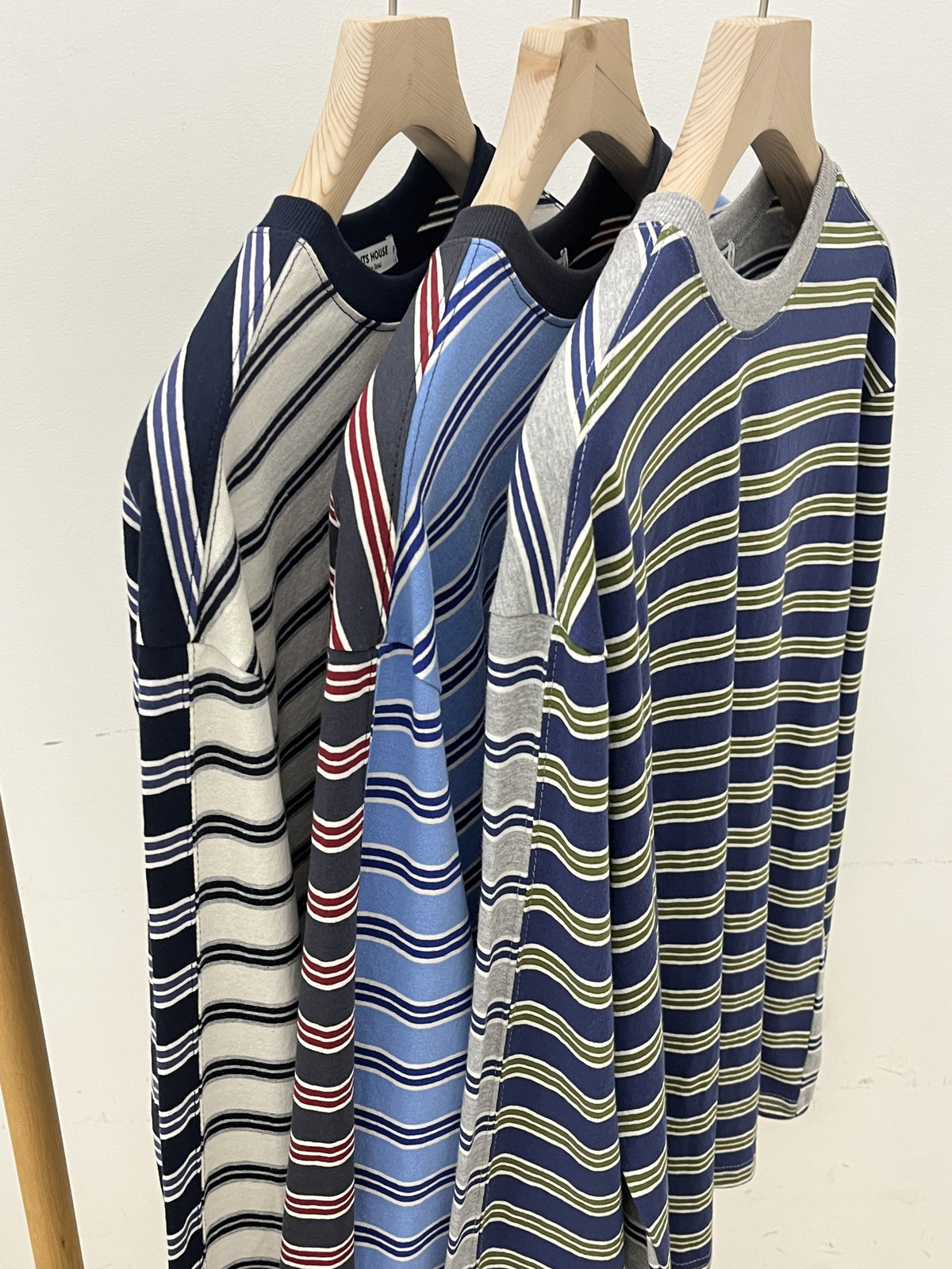 Mix Stripe Long Sleeve Tee