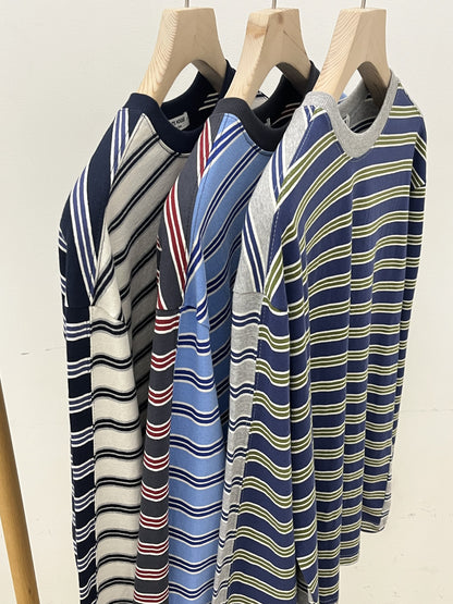 Mix Stripe Long Sleeve Tee